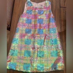 Girls Size 6. Lola + The Boys. Fun Plaid dress!